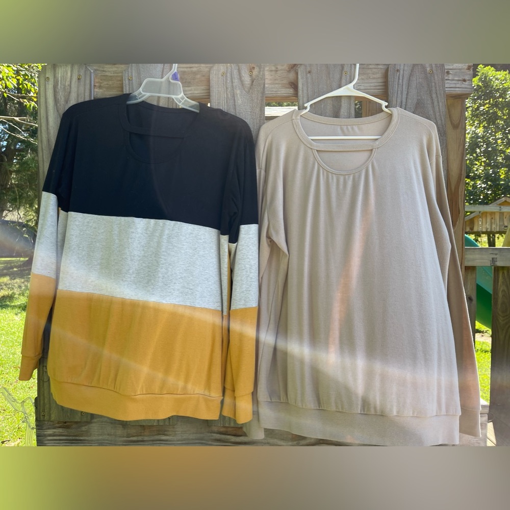 Plus size XXL unbranded long sleeve tees ❤️‍🔥